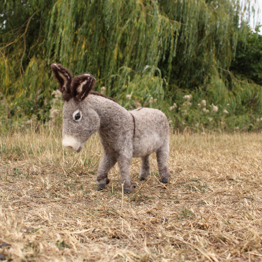 Fundraiser Donkey Large Needle Felt Kit - Supporting Donkey Sanctuary in Nailsworth - The Makerss