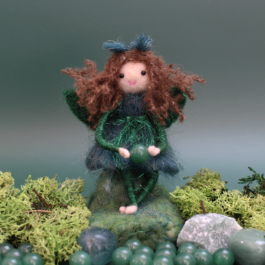 May Birthstone Emerald Fairy Needle Felt Kit