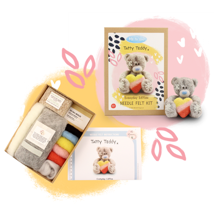 Tatty Teddy Needle Felt Kit - Everyday Edition - The Makerss