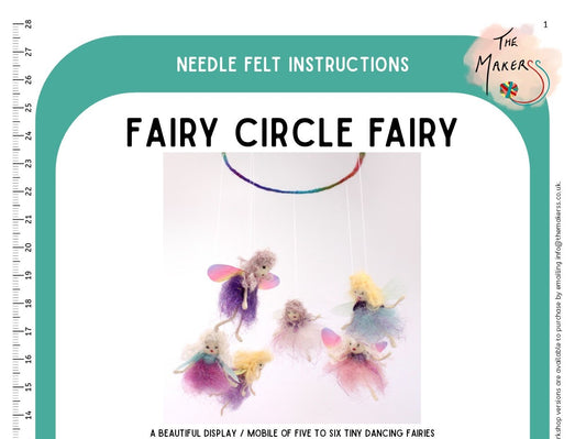 Fairy Circle Fairies Instructions-PDF - The Makerss