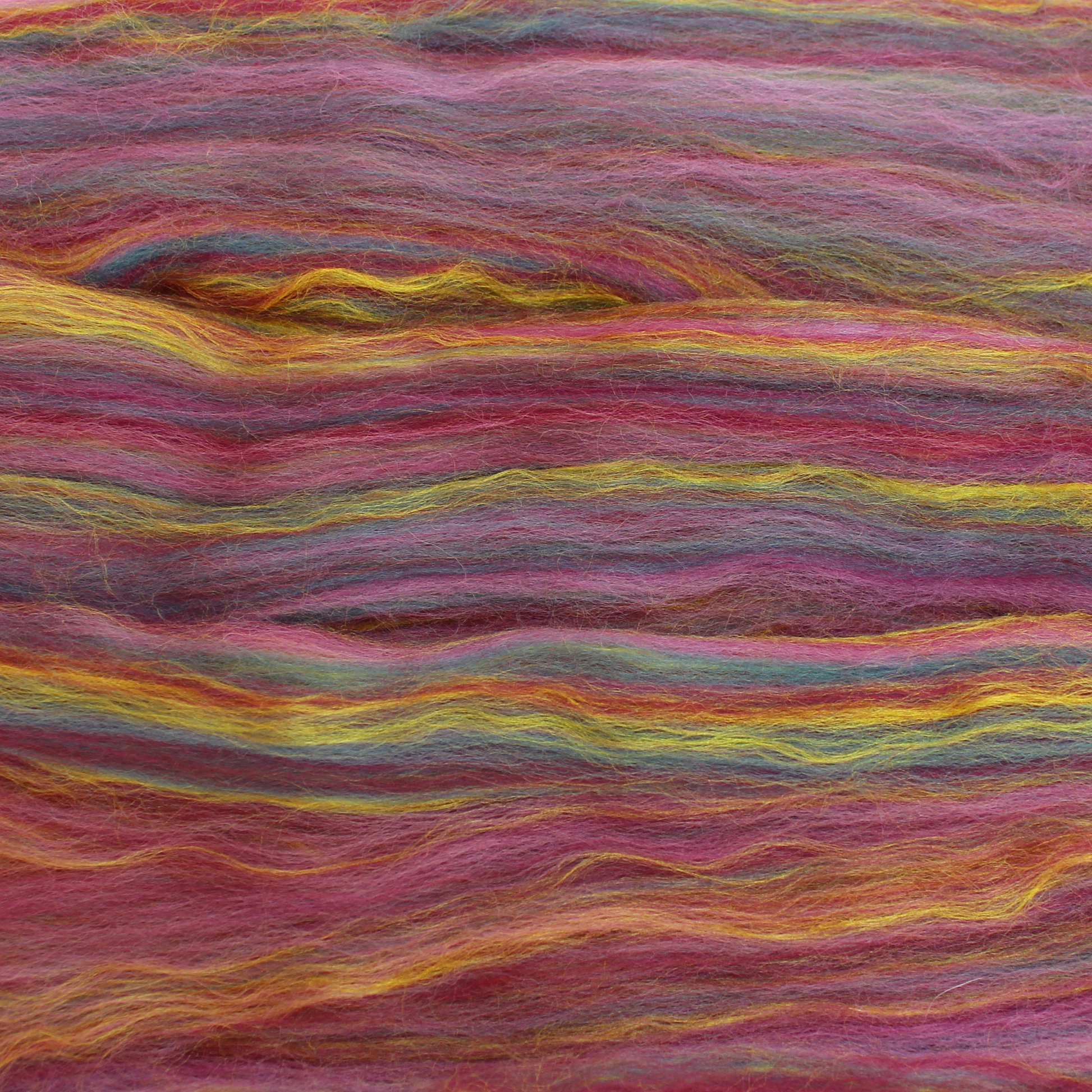 Fairy Mix dyed Merino Wool Tops - The Makerss