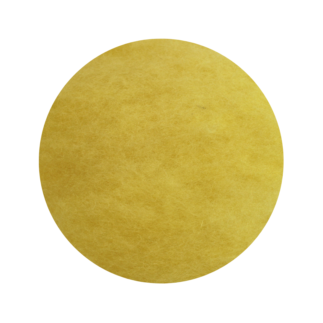 Candy Floss Yellow - dyed New Zealand carded wool batts - various weights - The Makerss