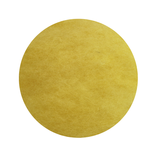 Candy Floss Yellow - dyed New Zealand carded wool batts - various weights - The Makerss