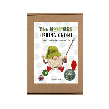 Fishing Gnome Small Needle Felt Kit - The Makerss