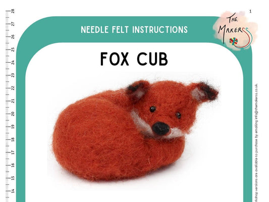 FLOCK - Fox Cub Instructions PDF - The Makerss