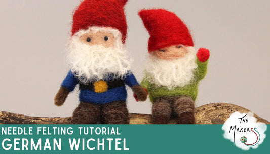 How to needle felt a Little German Wichtel - - YouTube Link Only - The Makerss