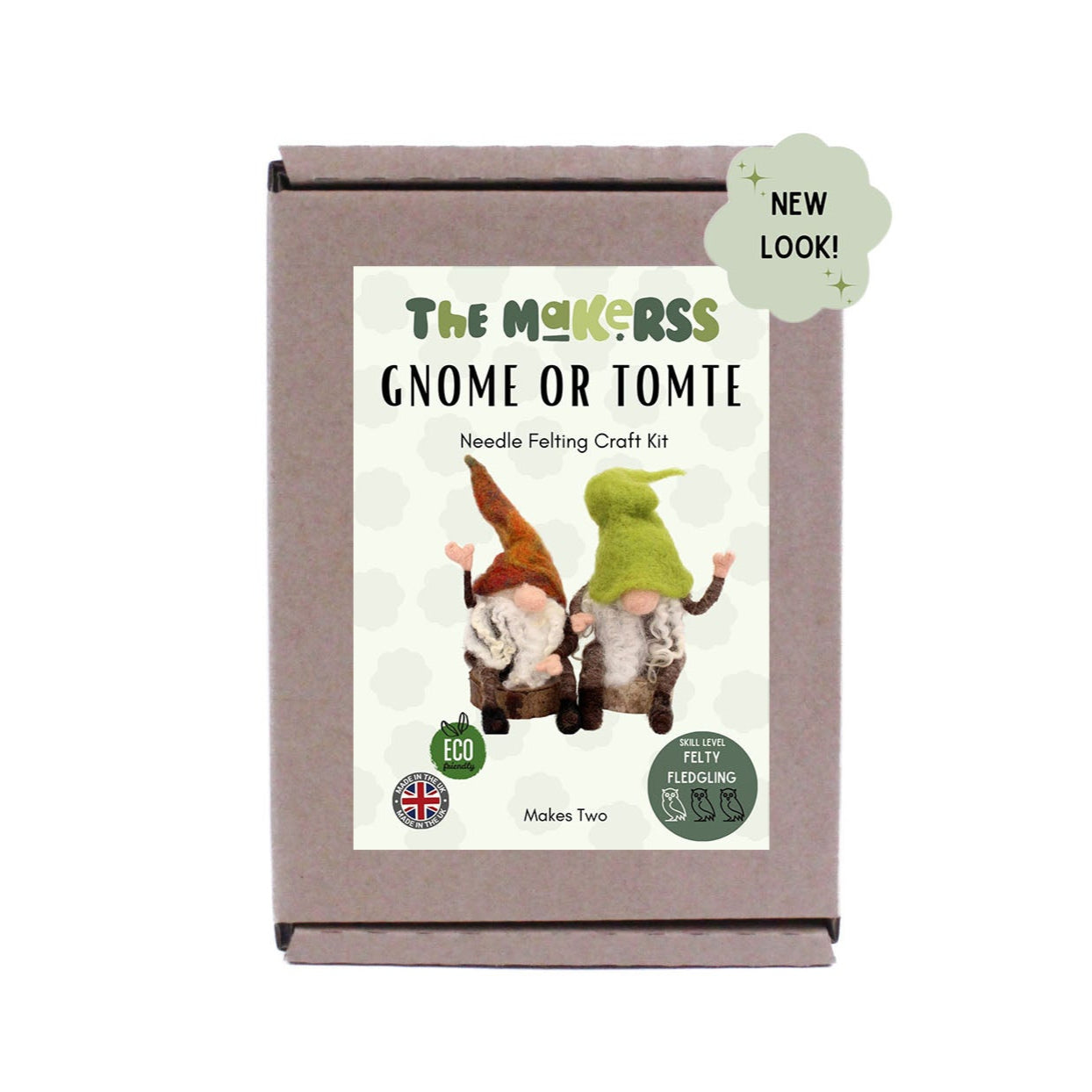 Gnome or Tomte Needle Felt Kit - The Makerss