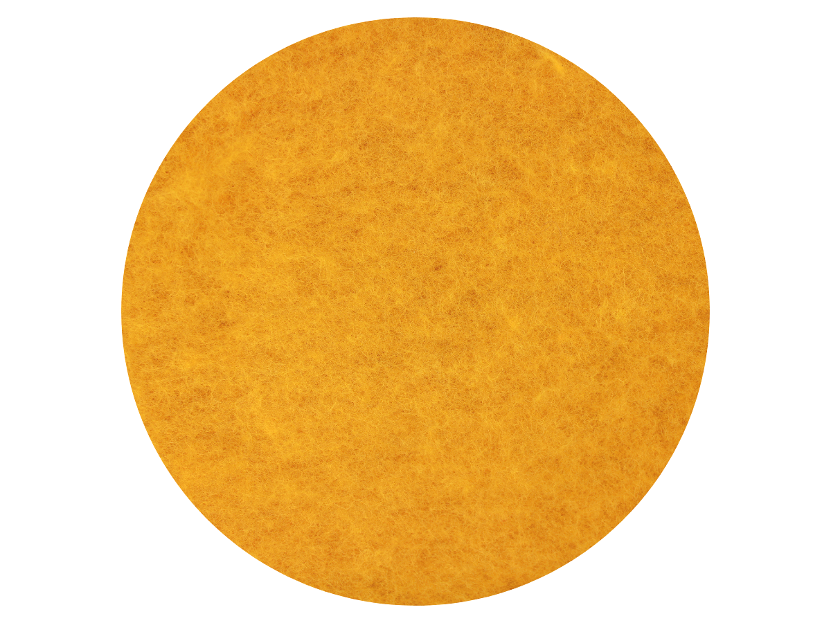 Golden Yellow - dyed carded wool batts - various weights - The Makerss
