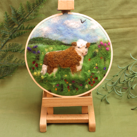 Hereford Bull Needle Felt Kit