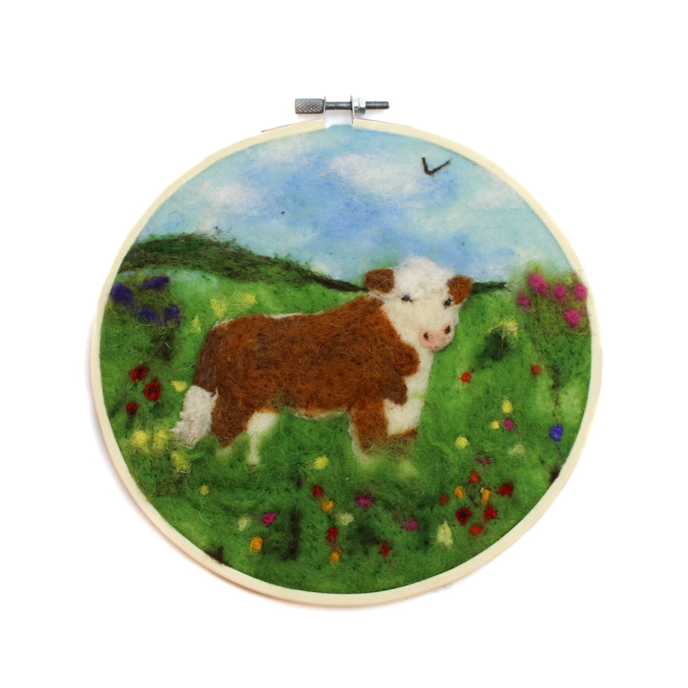 Hereford Bull Needle Felt Kit - The Makerss