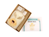 Hessian Angel Needle Felt Kit - The Makerss