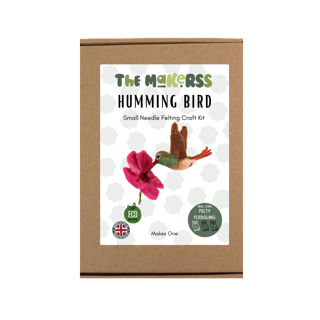 Hummingbird Needle Felt Kit - The Makerss
