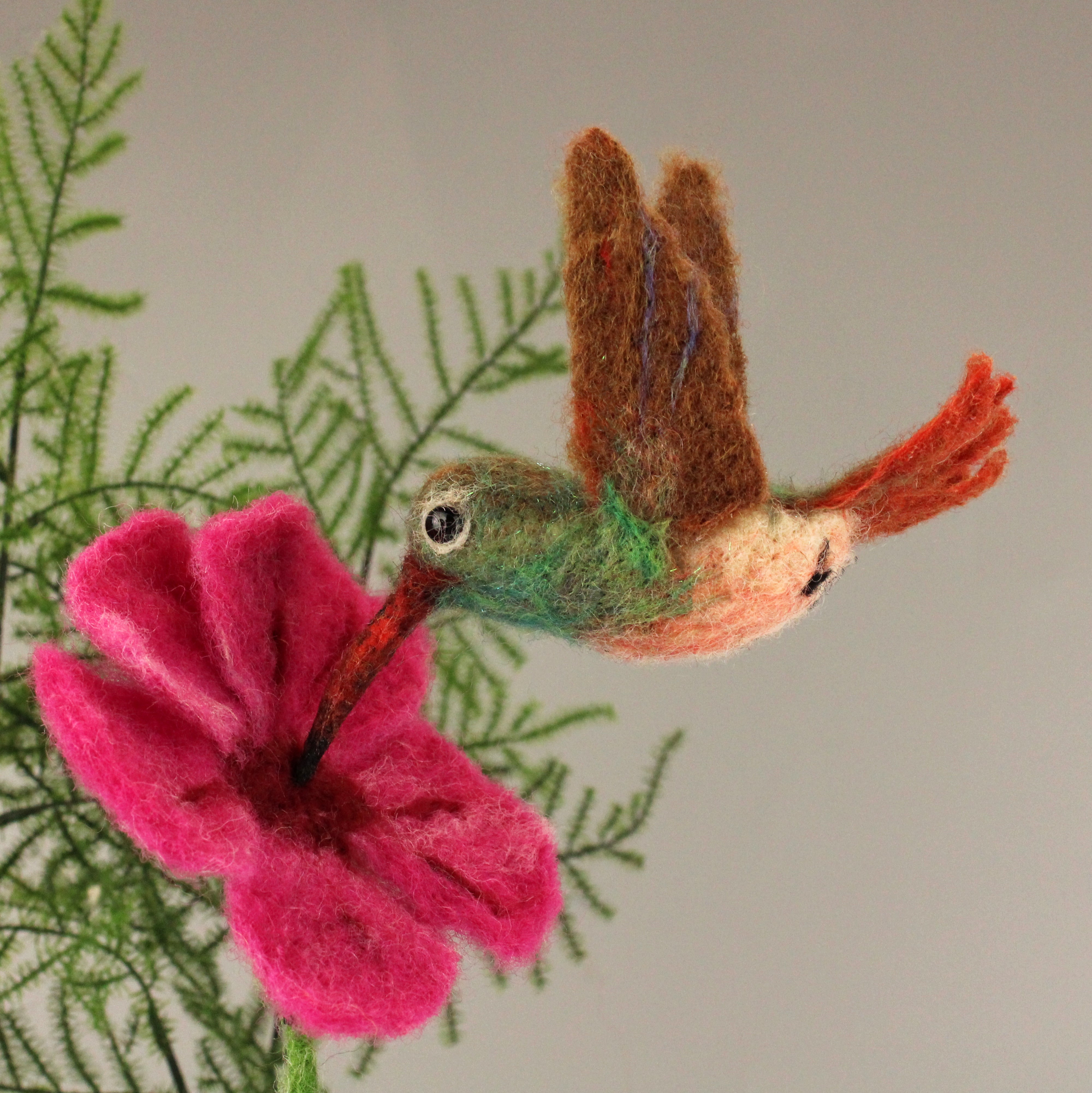Hummingbird Kit Hummingbird Needle Felt Kit – The Makerss