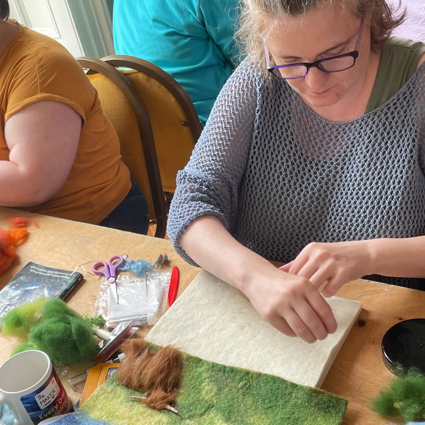 2026 Summer Needle Felting Retreat workshop - 10-12 July - Landscapes and Animal Portraits