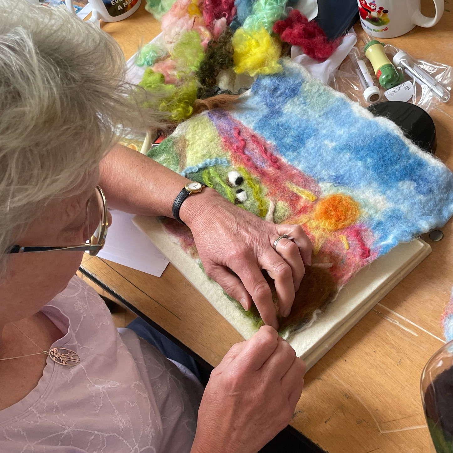 2026 Summer Needle Felting Retreat workshop - 10-12 July - Landscapes and Animal Portraits