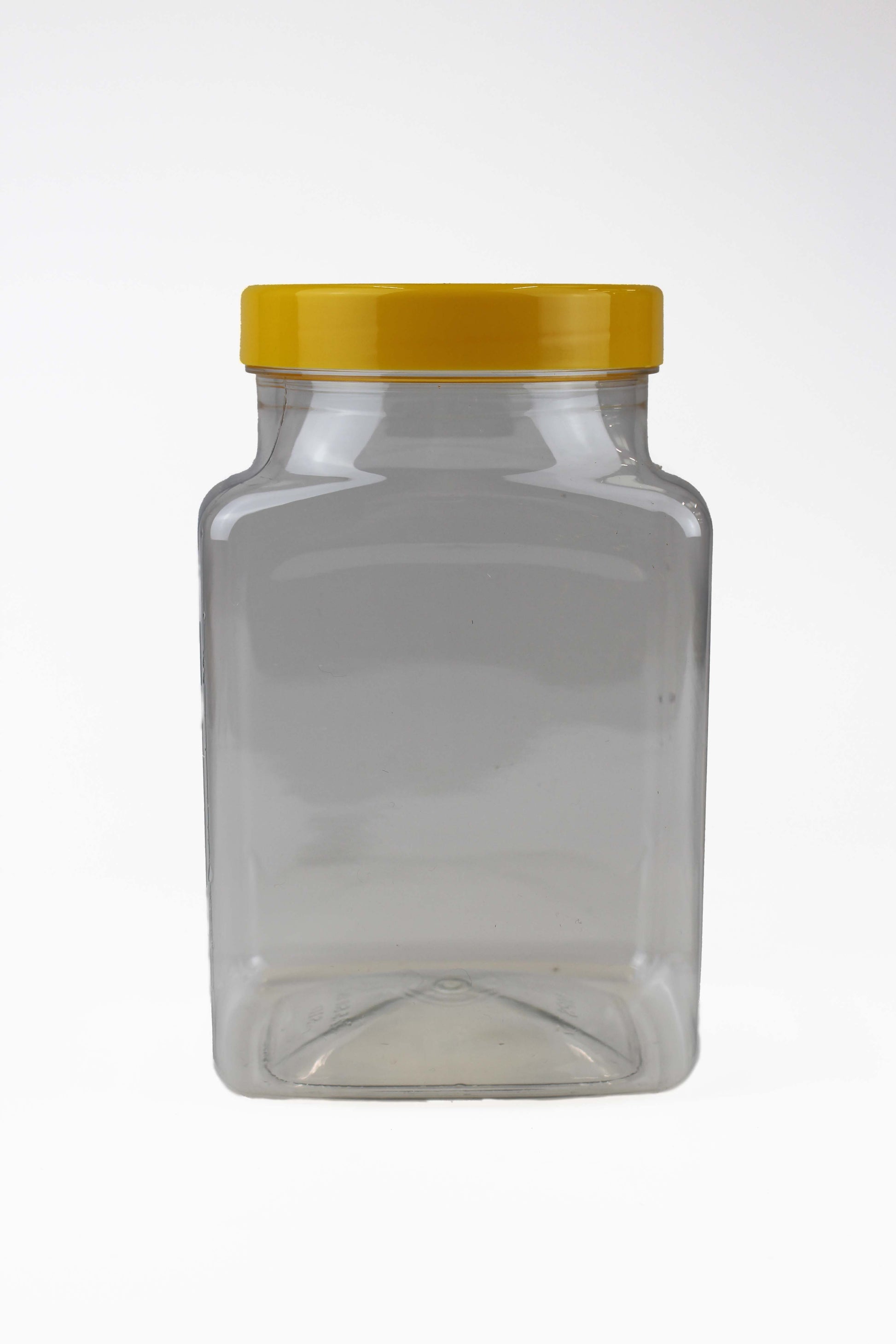 Clear Plastic Sweetie Jar - Empty - The Makerss