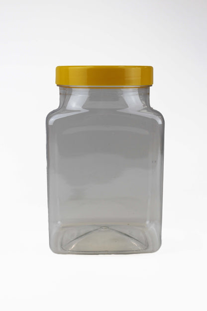 Clear Plastic Sweetie Jar - Empty - The Makerss