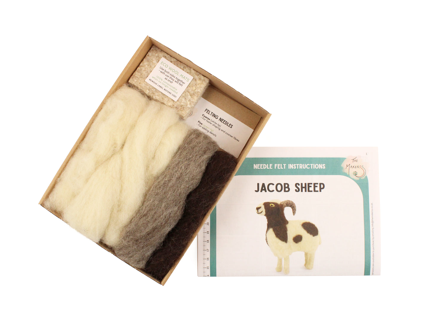 Jacob Sheep British Wool Small Kit – The Makerss