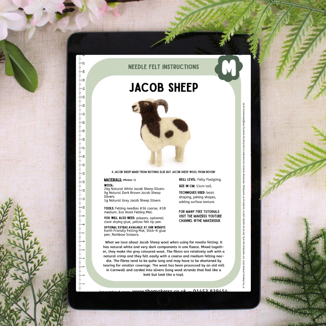 Jacob Sheep British Wool Small Kit