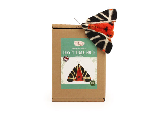 Jersey Tiger Moth Small Needle Felt Kit - The Makerss