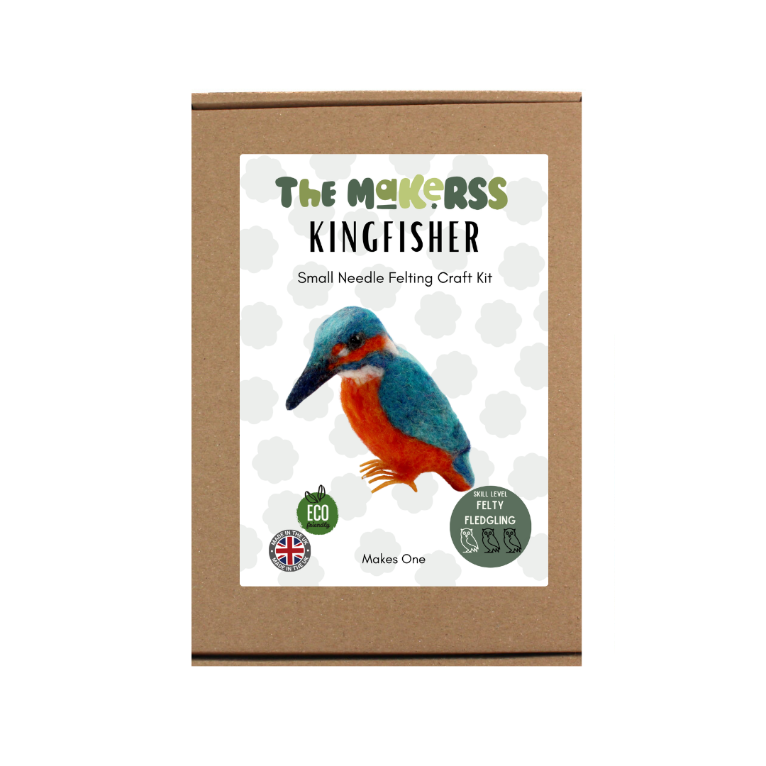 Kingfisher Small Needle Felt Kit - The Makerss