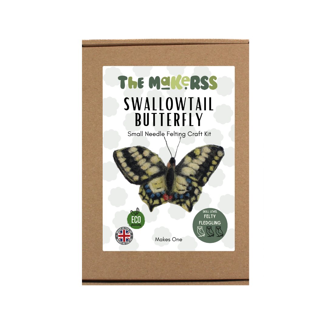 Swallowtail Butterfly Small Needle Felt Kit
