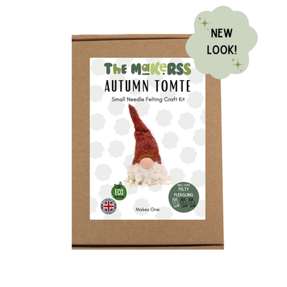 Autumn Tomte Small Needle Felt Kit - The Makerss