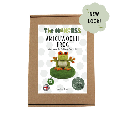 Frog Amiguwoolli Mini Needle Felt Kit - The Makerss