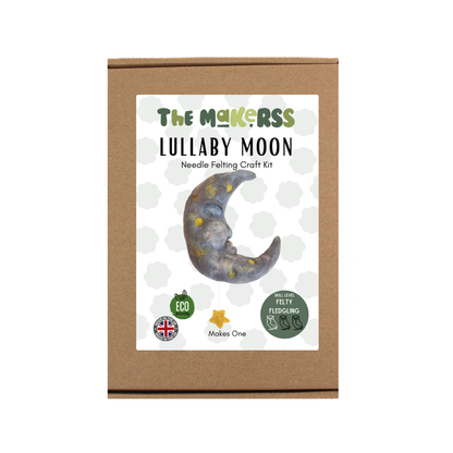 Lullaby Moon Zoom Needle Felt Workshop all day Sat 3rd Oct - The Makerss