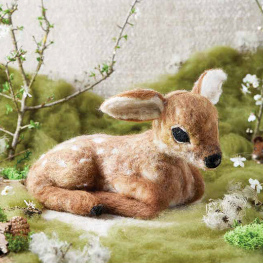 Large Fawn Needle Felt Pack - The Makerss