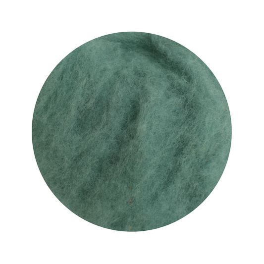 Light Sea Green - carded wool batts - various weights - The Makerss
