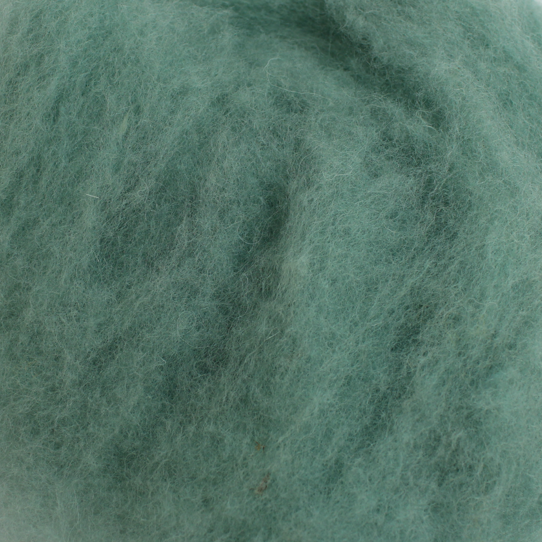 Light Sea Green - carded wool batts - various weights - The Makerss