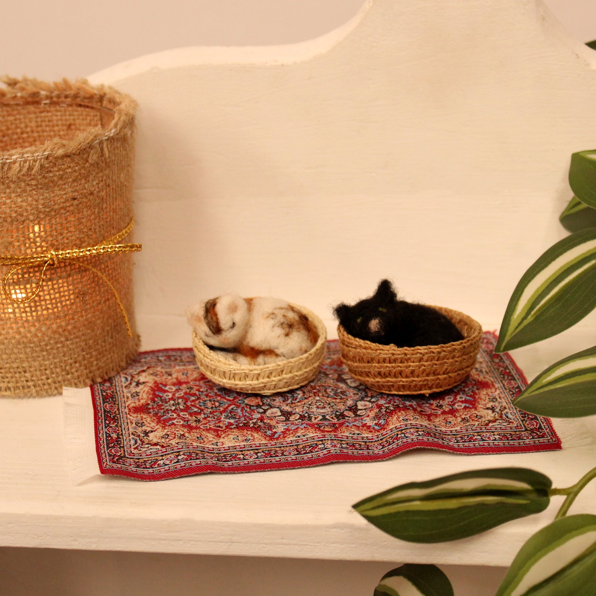 Little Kitten In A Basket Needle Felt Small Kit - The Makerss