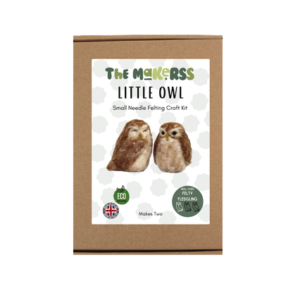 Little Owl Small Needle Felt Kit - The Makerss