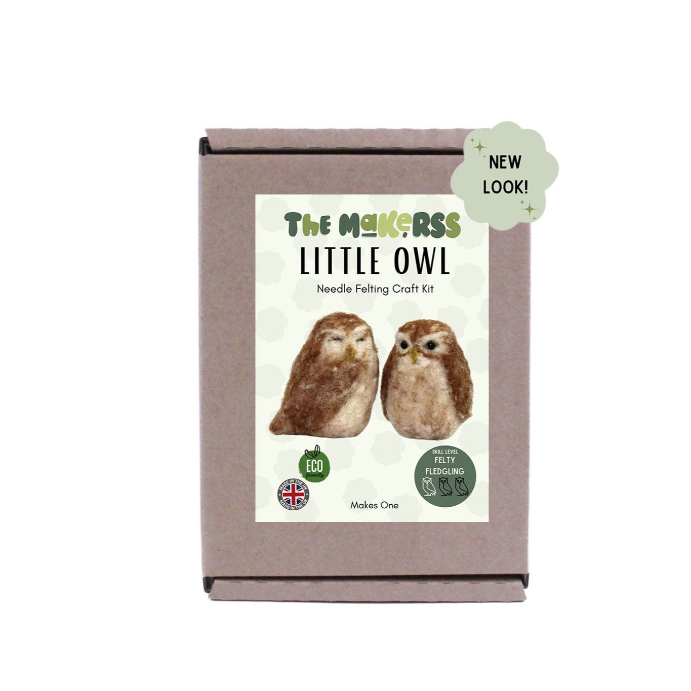 Little Owl Small Needle Felt Kit - The Makerss