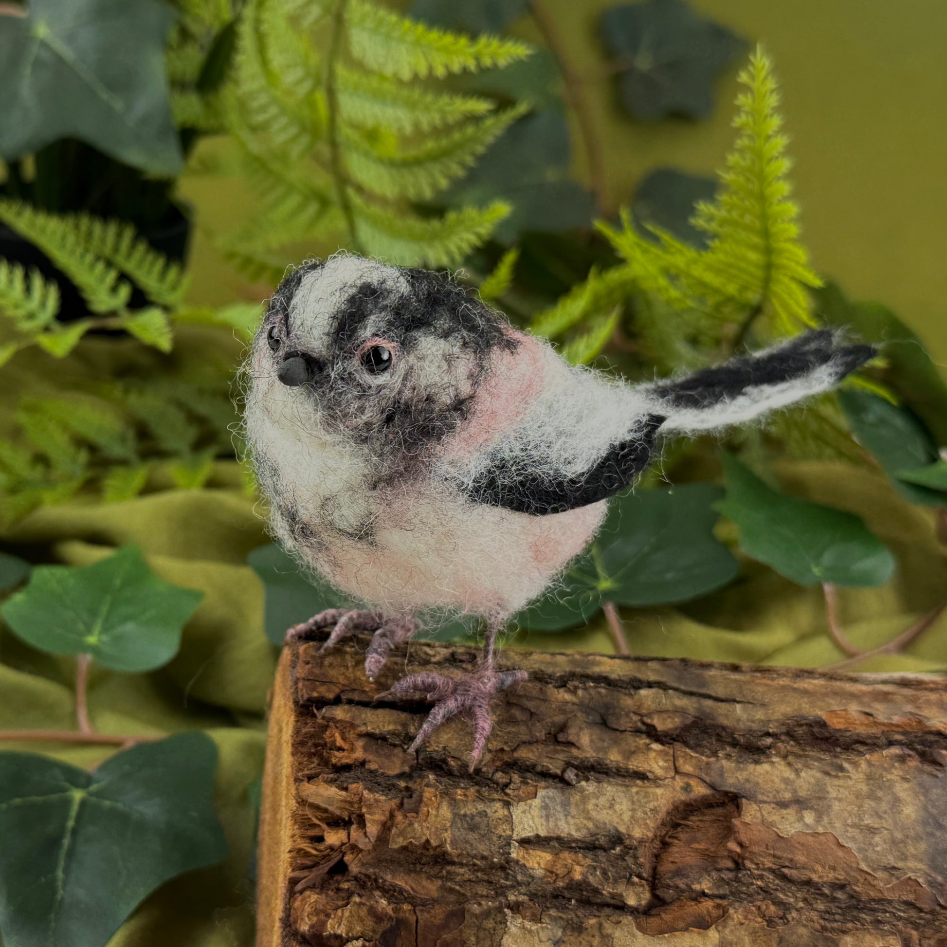 New! Long Tailed Tit Needle Felt Kit - The Makerss