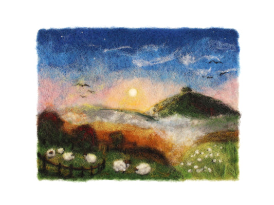May Hill Landscape Needle Felting Workshop with Artist Agnese Davies Wednesday 1st May 2024 (9.30-3.30) - The Makerss
