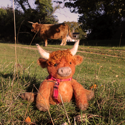 Pre-Order Miss Moo the Highland Coo Needlefelt Kit only