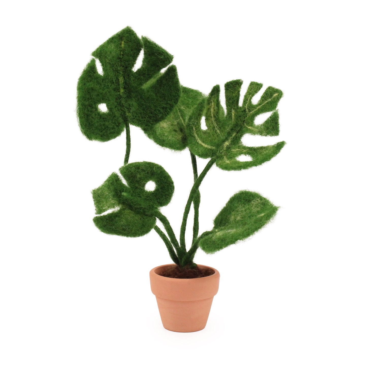 Monstera Plant Small Needle Felt Kit - The Makerss