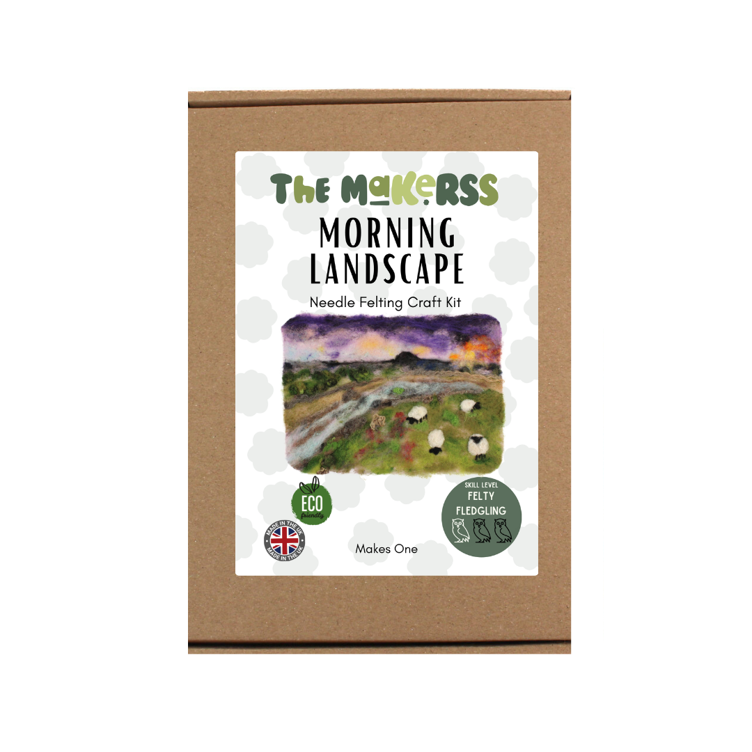 Morning Landscape Needle Felt Kit - The Makerss