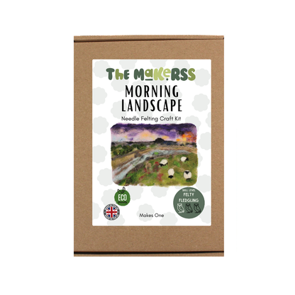 Morning Landscape Needle Felt Kit - The Makerss