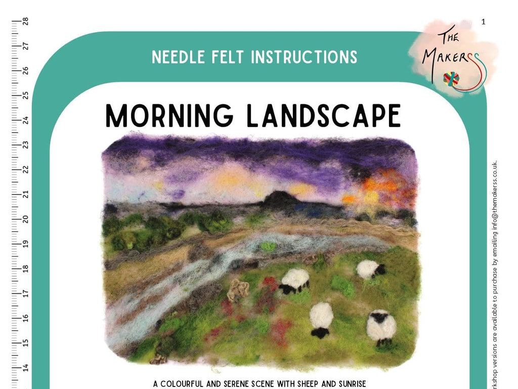 Morning Landscape Instructions PDF - The Makerss