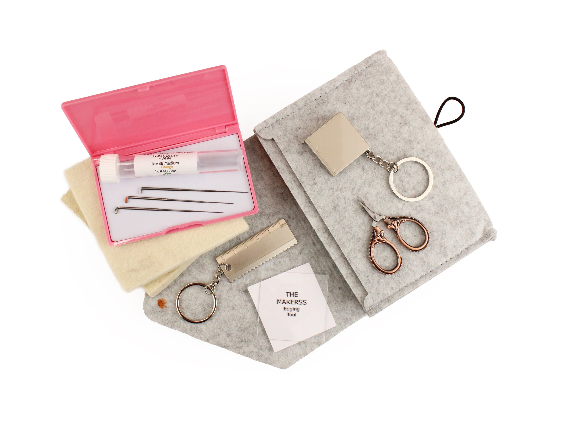 Felt Tool Pouch - Various shapes and colours - The Makerss