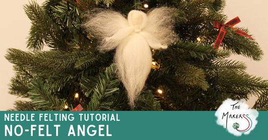 How to make a No-Felt Wool Angel- - YouTube Link Only - The Makerss