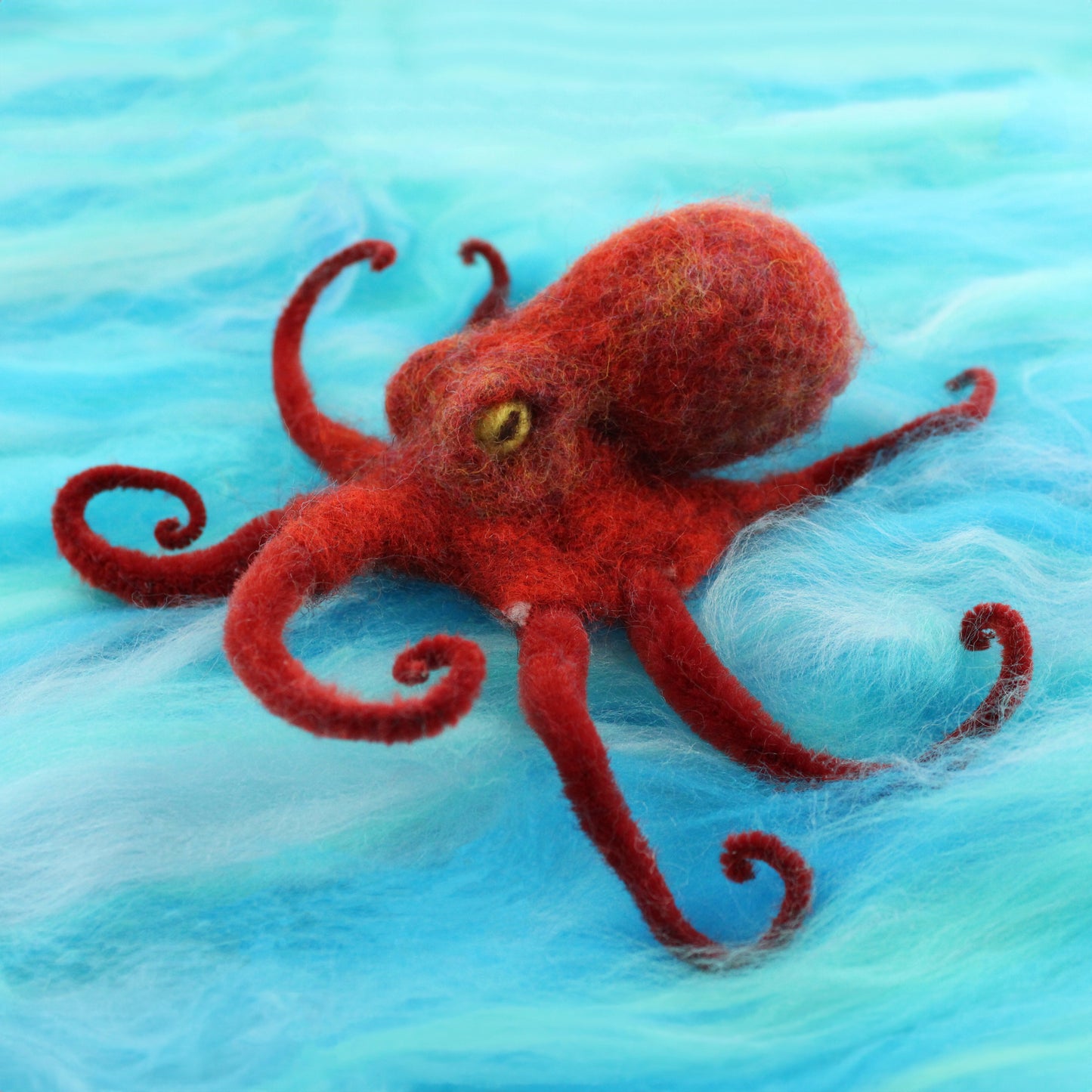 Octopus Small Needle Felt Kit (NEW for 2024) - The Makerss