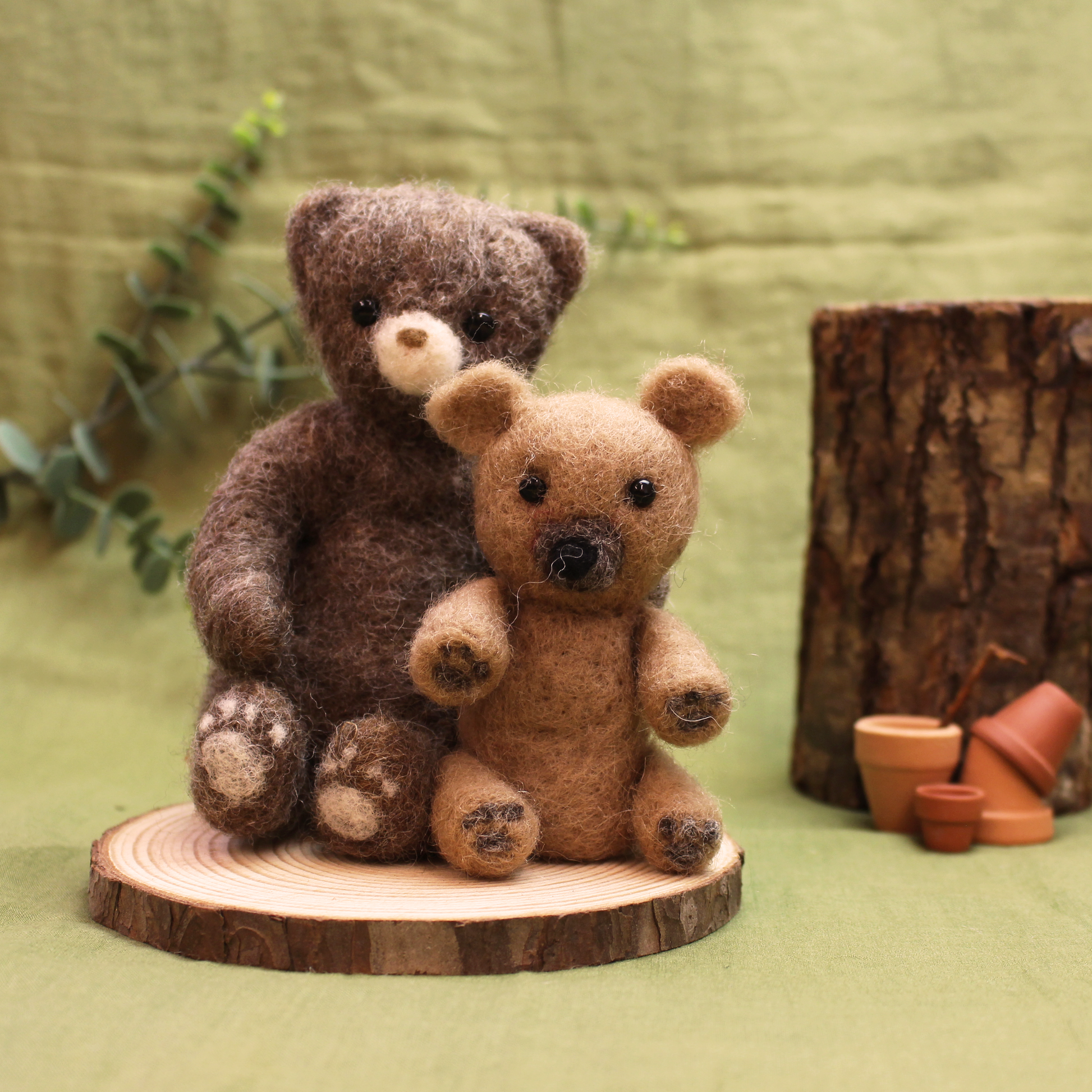 Papa Cuddle Small Needle Felt Kit - The Makerss
