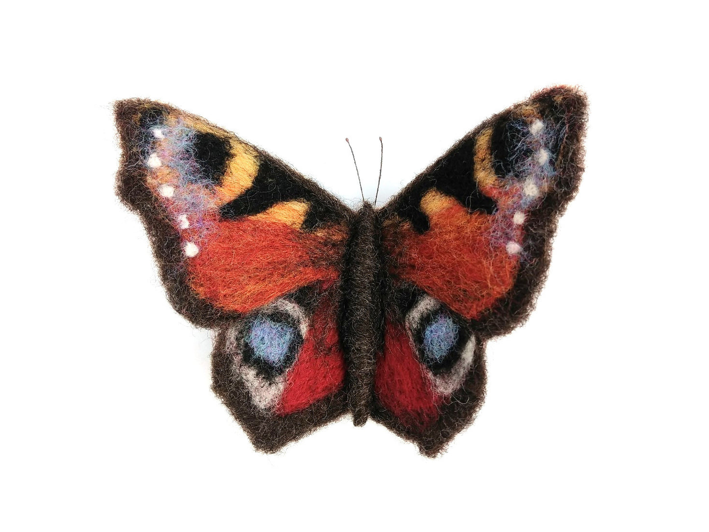 Peacock Butterfly - Needle Felt Workshop 15th July 6pm-8pm - The Makerss