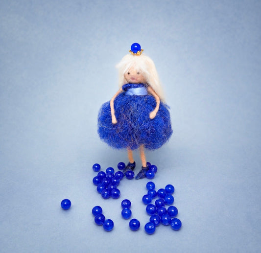 September Birthstone Sapphire Fairy Needle Felt Kit