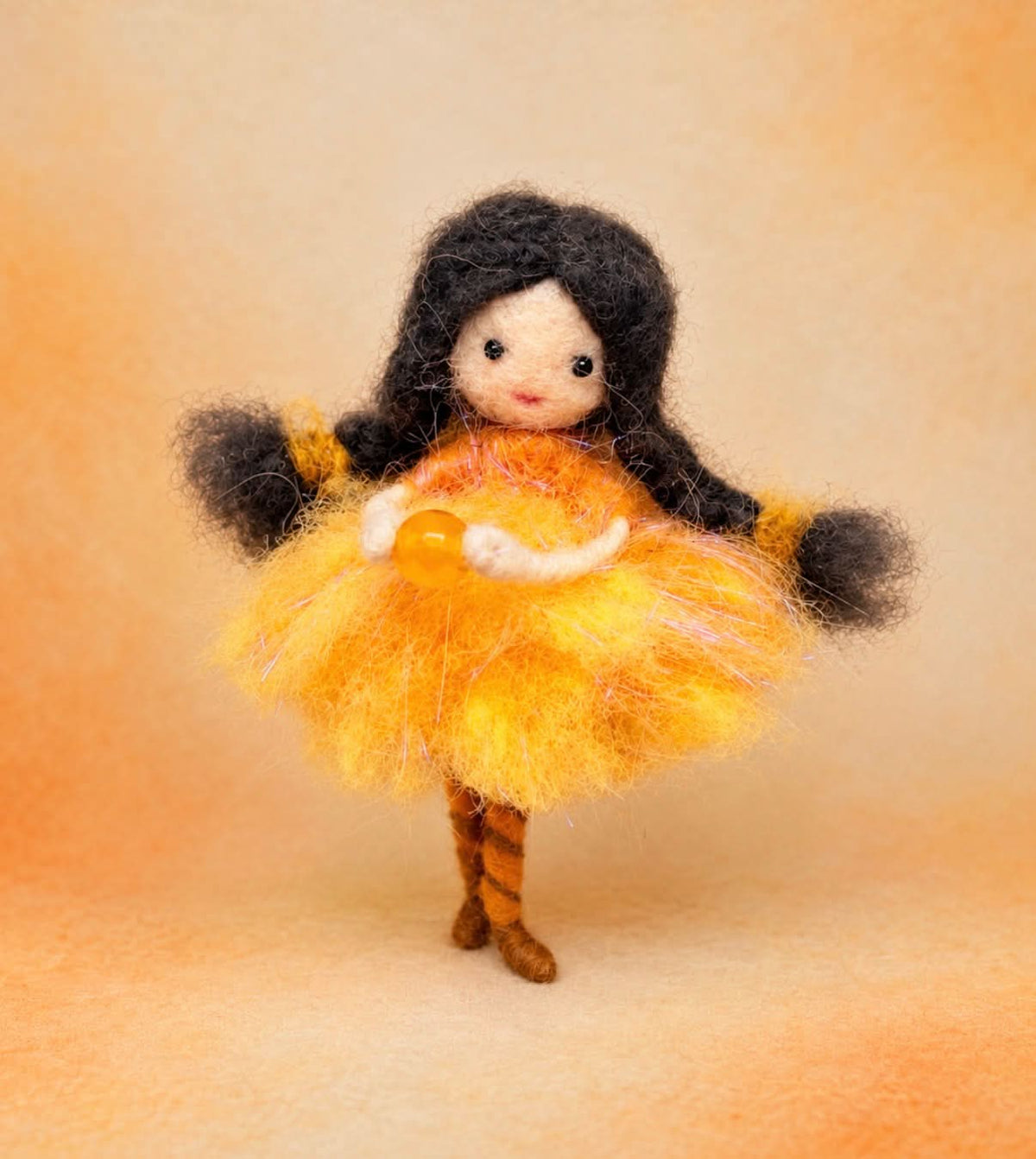 November Birthstone Topaz Fairy Needle Felt Kit
