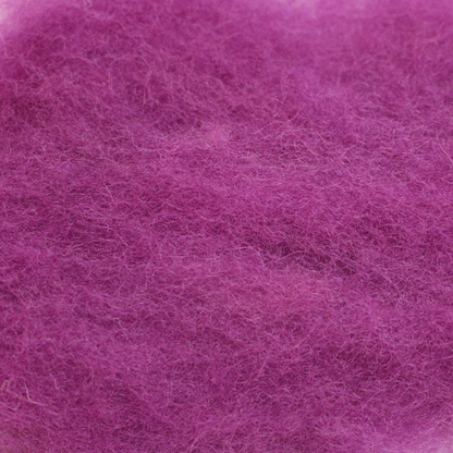 Plum Purple- carded wool batts - various weights
